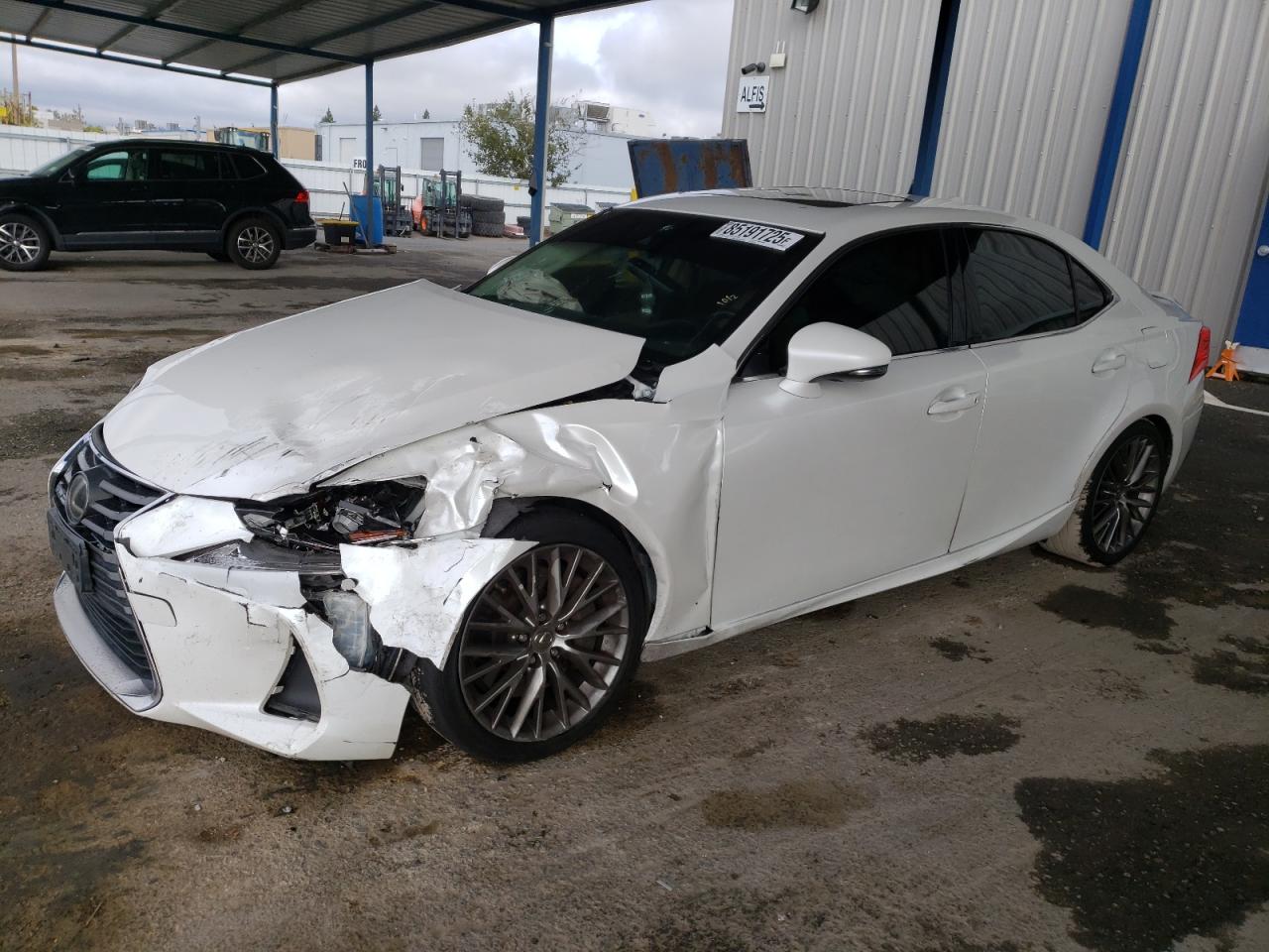 2017 Lexus IS 200t, VIN JTHBA1D24H5052784 — Frame damage
