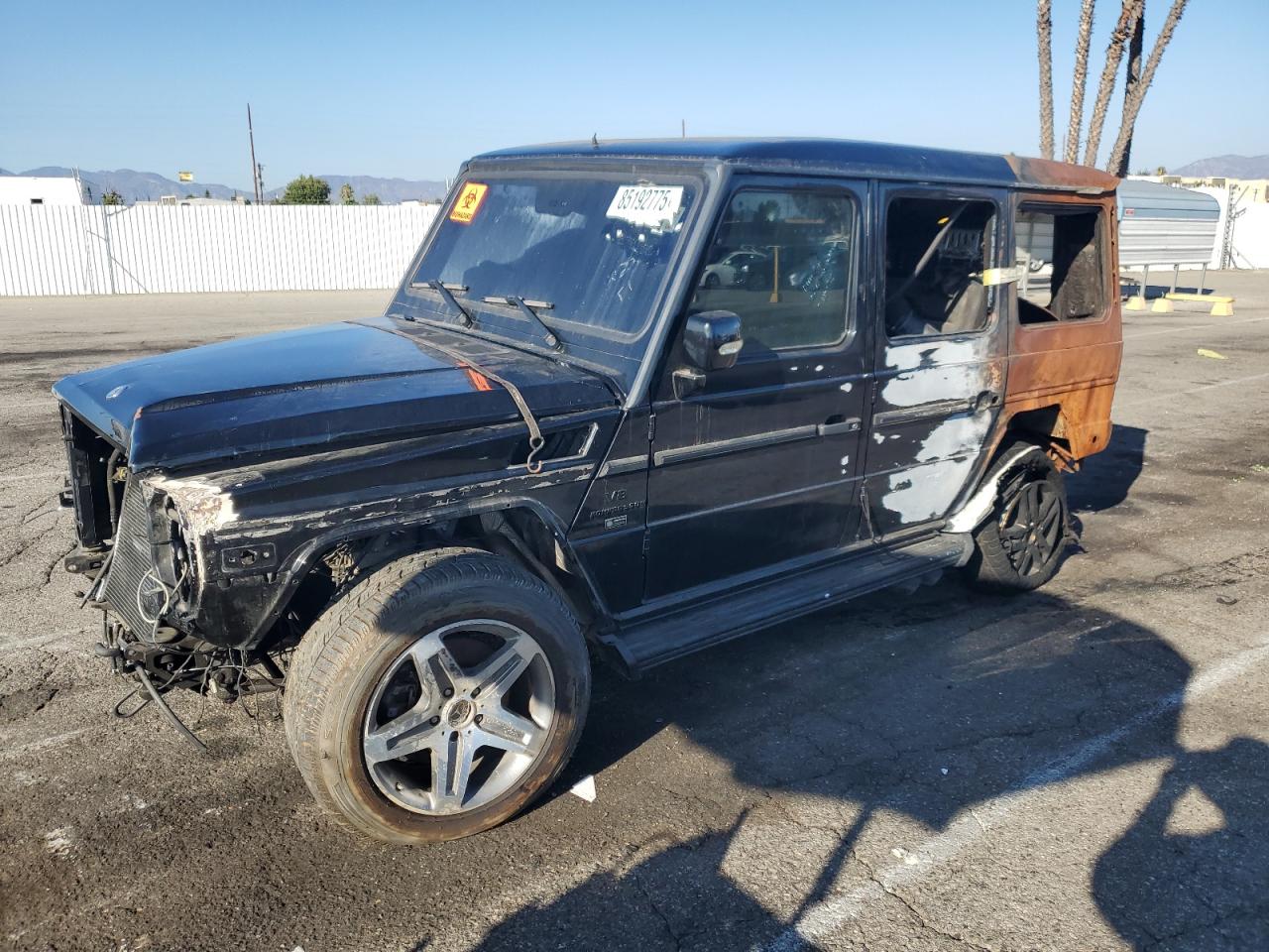 2011 Mercedes-Benz G, VIN WDCYC7BF7BX186709 — Burn