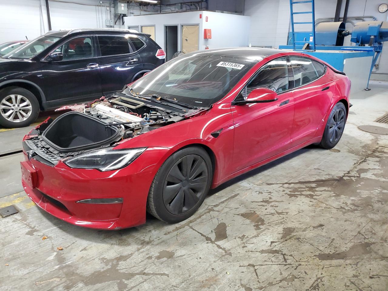 2023 Tesla Model S, VIN 5YJSA1E58PF500760 — Front end
