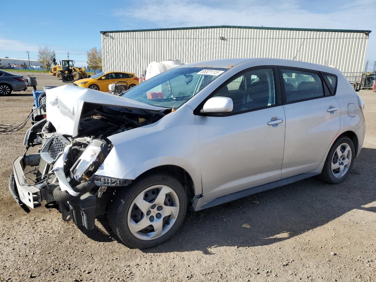 2010 Pontiac Vibe, VIN 5Y2SL6E86AZ414267 — Повреждение рамы