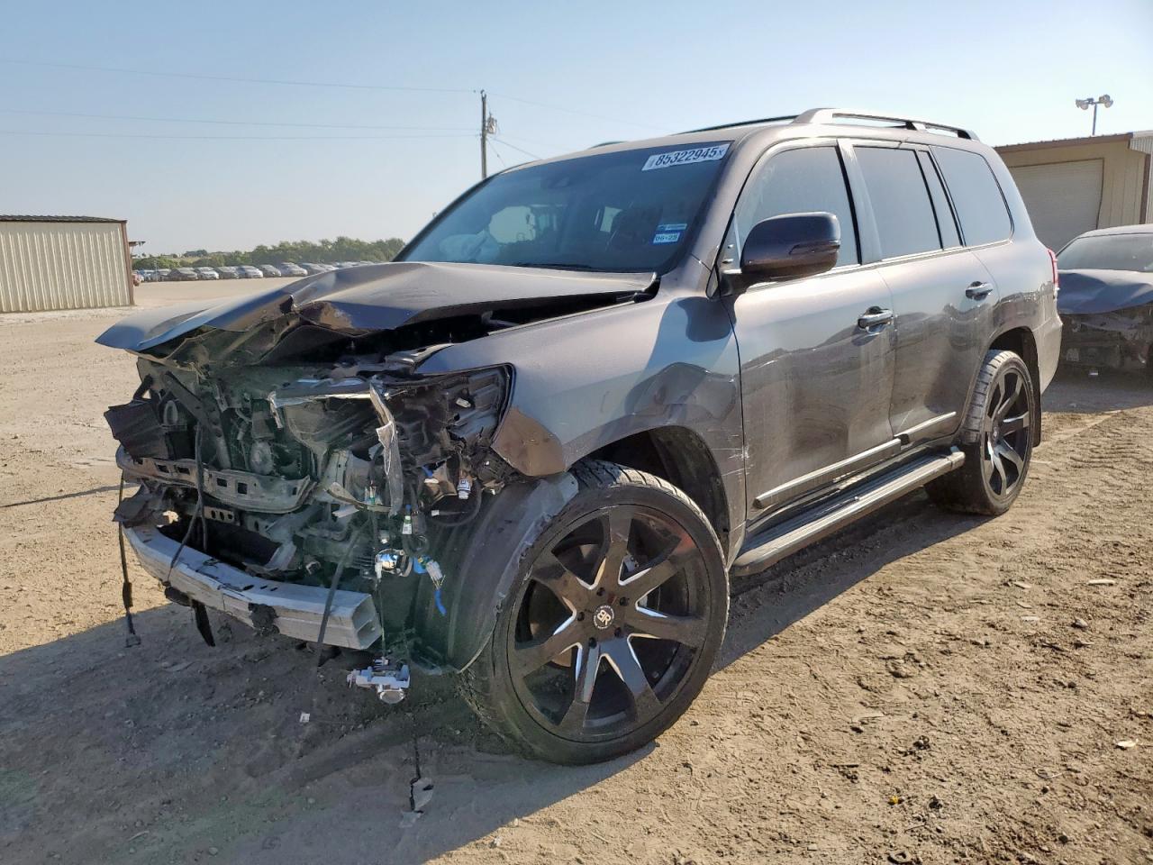 2021 Toyota Land Cruiser, VIN JTMCY7AJ1M4096015 — Front end