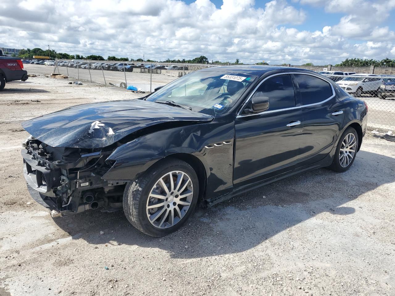 2014 Maserati Ghibli, VIN ZAM57XSAXE1128131 — Перед