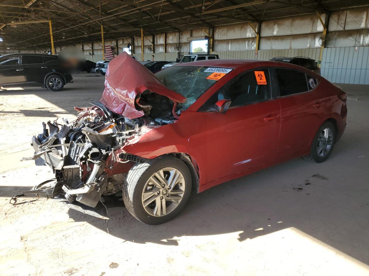 2020 Hyundai Elantra SEL, VIN KMHD84LF0LU106023 — Biohazard / chemical
