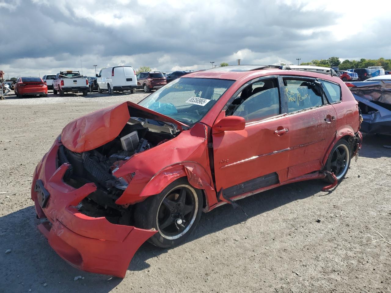 2003 Pontiac Vibe, VIN 5Y2SL62883Z474025 — Burn