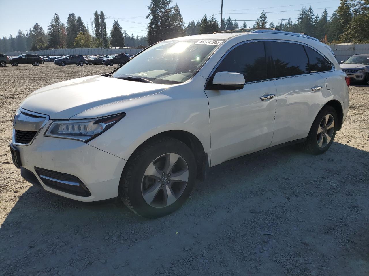 2016 Acura MDX, VIN 5FRYD4H28GB007308 — Front end