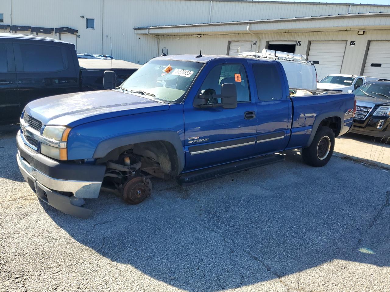 2003 Chevrolet Silverado 2500HD LT, VIN 1GCHK29183E163281 — Biohazard / chemical
