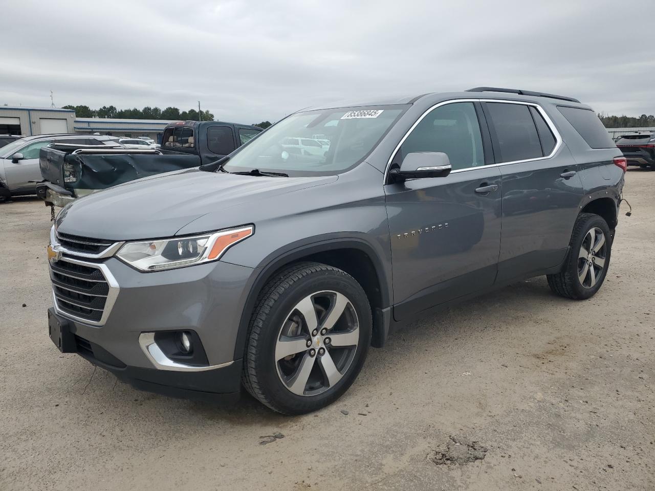 2019 Chevrolet Traverse LT, VIN 1GNEVHKW9KJ115756 — Rear end
