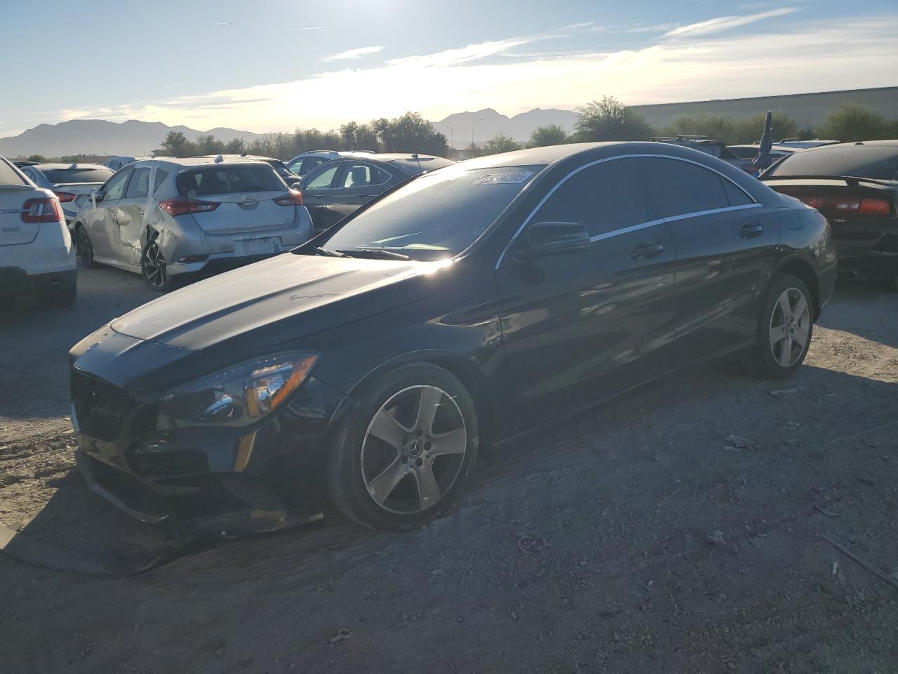 2018 Mercedes-Benz CLA 250, VIN WDDSJ4EB1JN548512 — Front end