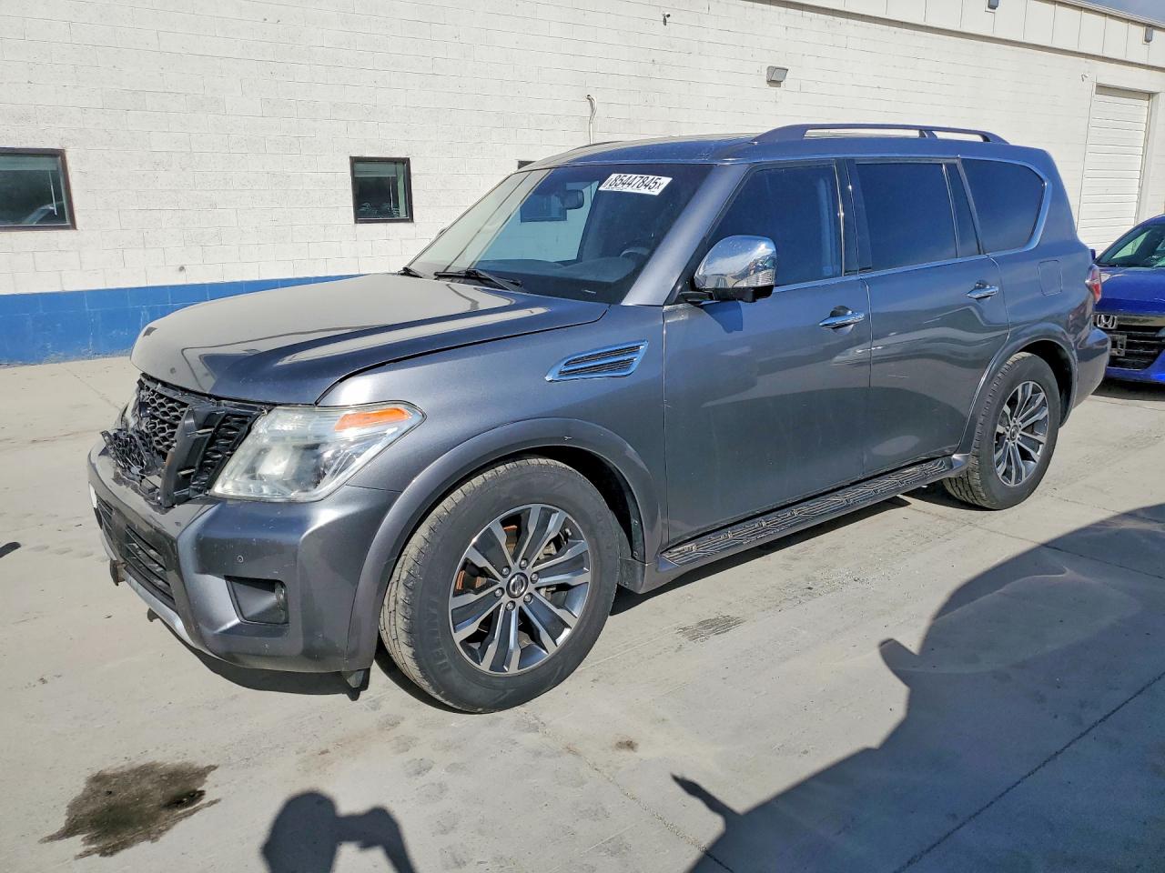 2017 Nissan Armada SV, VIN JN8AY2NC1H9501518 — Front end