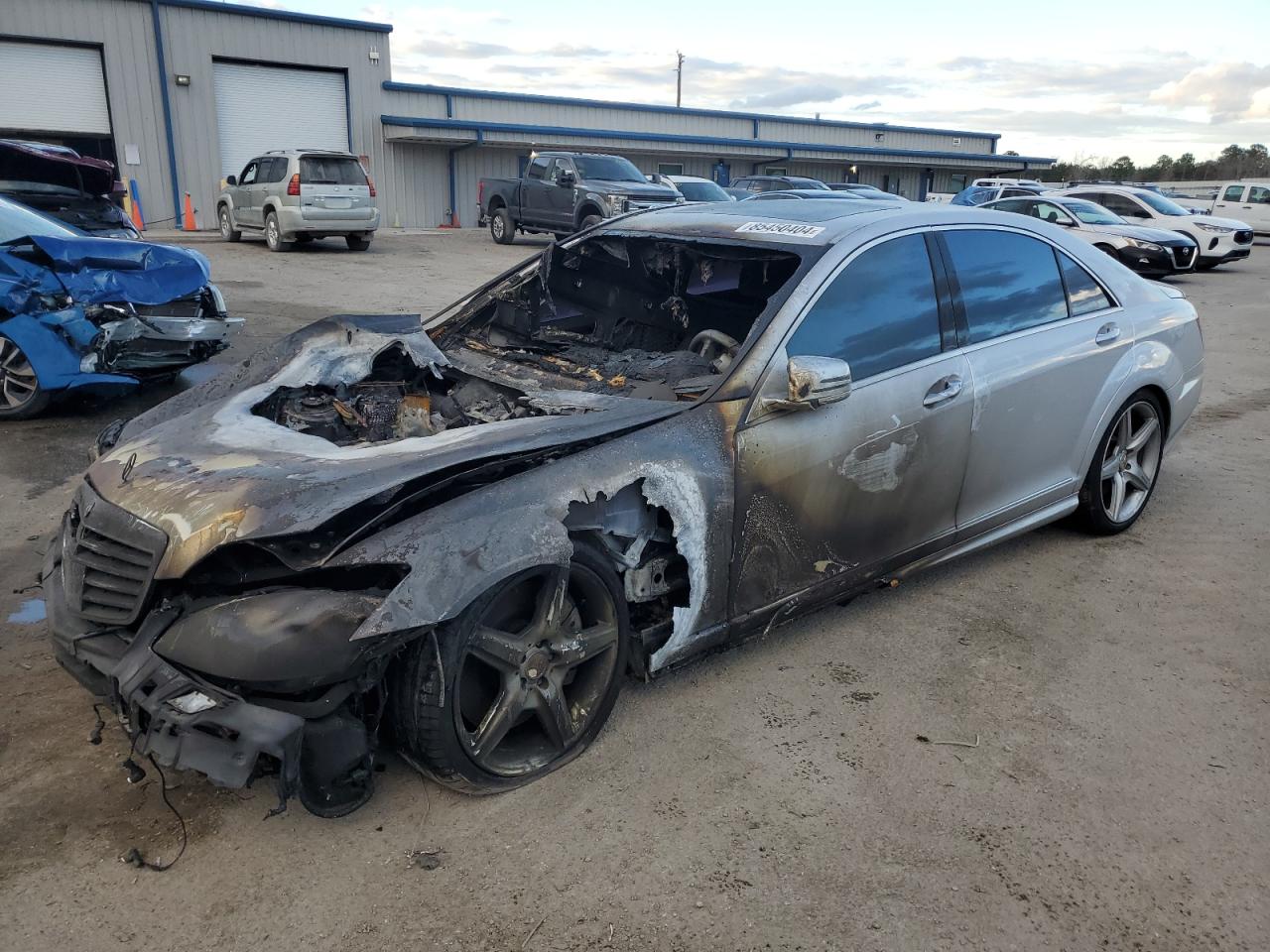 2010 Mercedes-Benz S 63 AMG, VIN WDDNG7HB1AA303774 — Engine fire