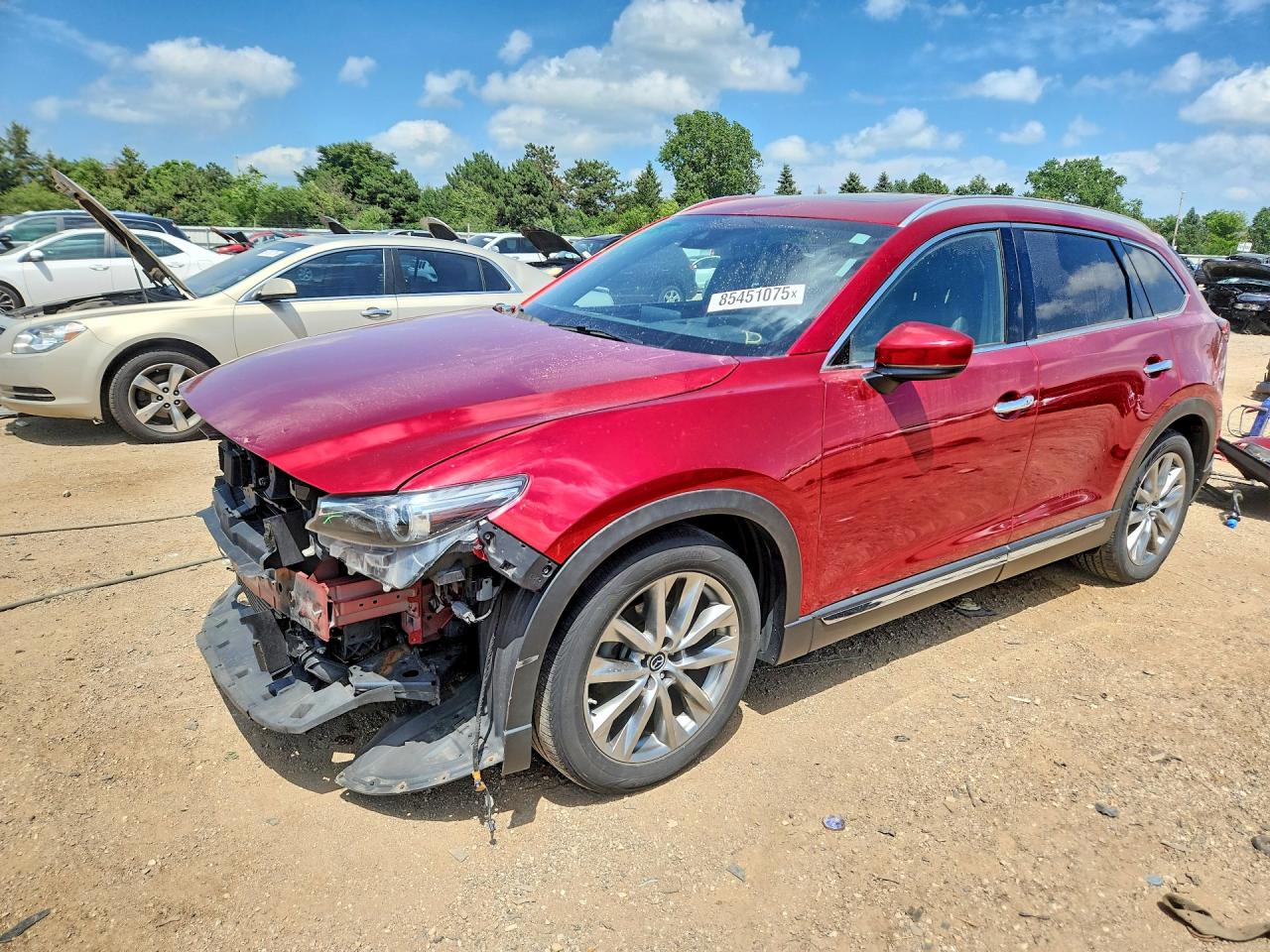 2018 Mazda CX-9 Grand Touring, VIN JM3TCBDY5J0210733 — Front end
