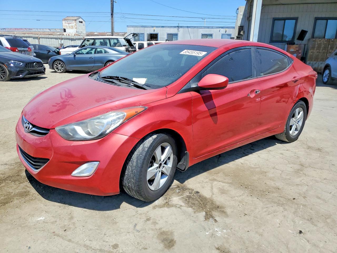 2013 Hyundai Elantra GLS, VIN KMHDH4AE2DU947692 — Stripped