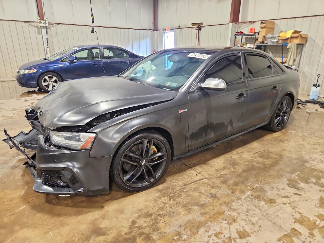 2014 Audi S4 Premium Plus, VIN WAUBGAFL2EA165025 — Front end