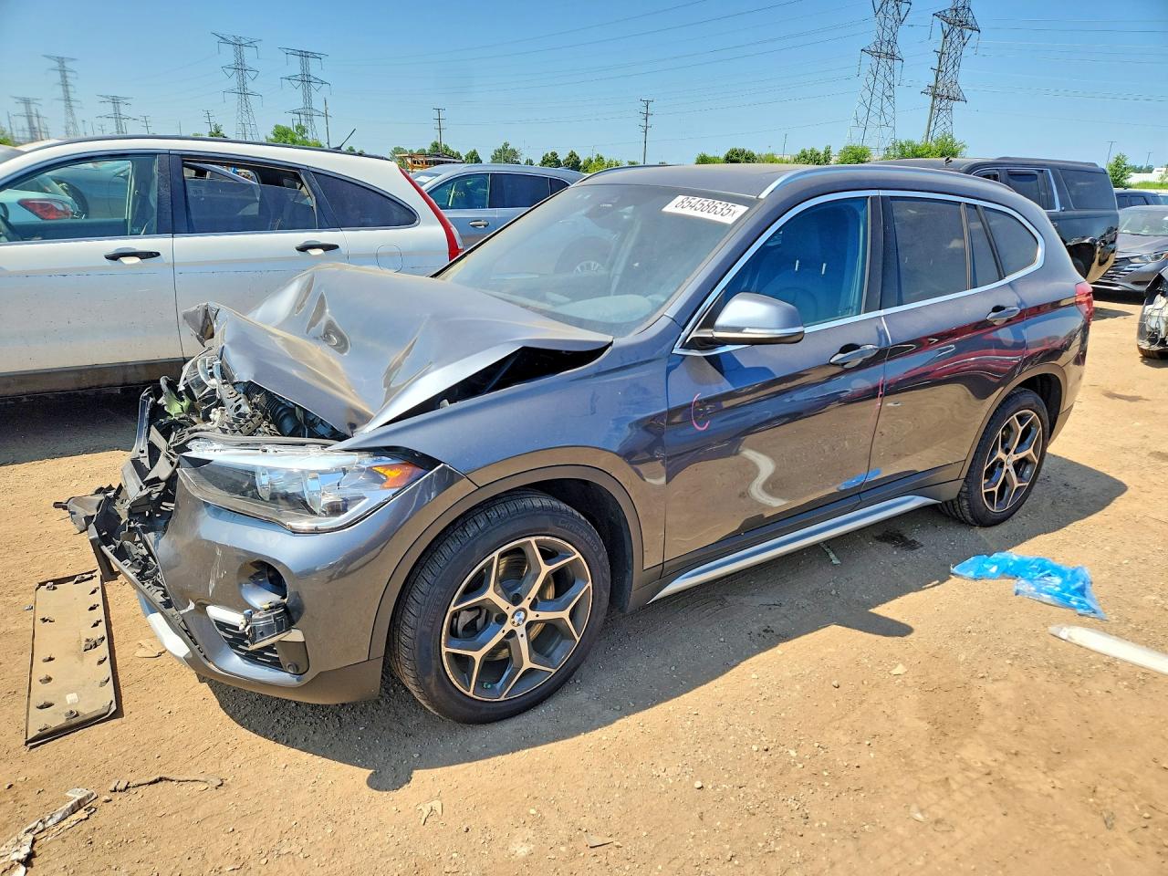 2019 BMW X1 xDrive28i, VIN WBXHT3C54K5L35502 — Front end