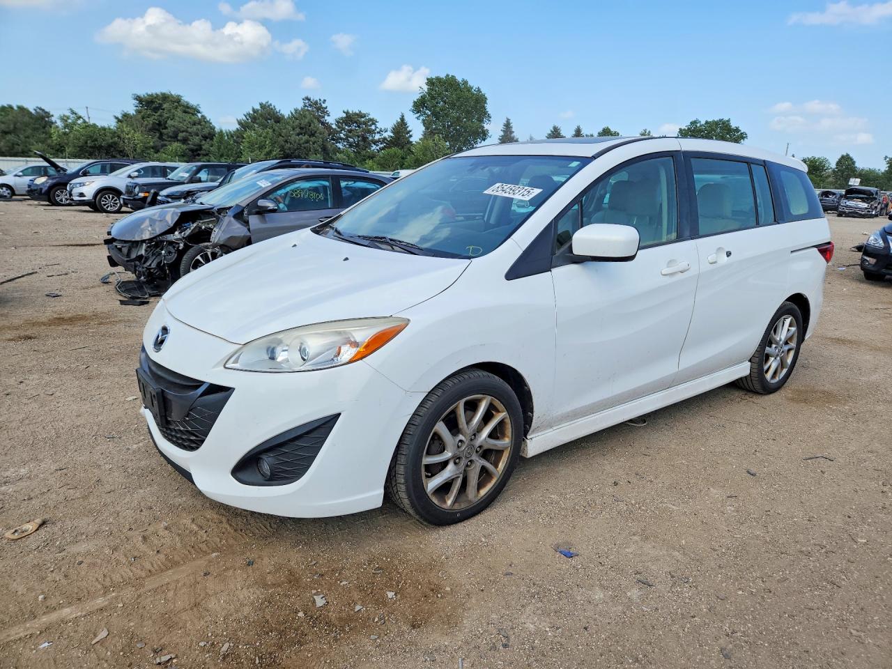 2012 Mazda 5 Grand Touring, VIN JM1CW2DL8C0142046 — Rear end