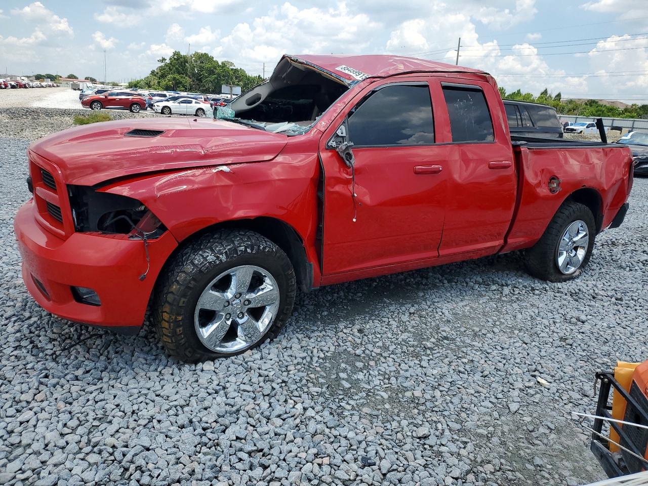 2012 Ram 1500 Sport, VIN 1C6RD7HT5CS107967 — Rollover
