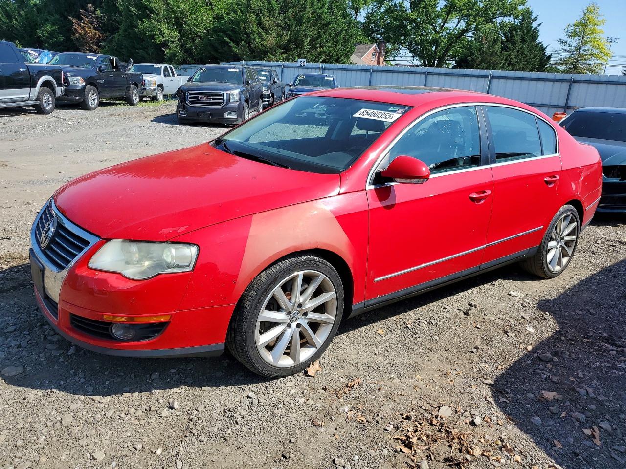 2008 Volkswagen Passat 3.6L V6, VIN WVWDU73C88P120698 — Front end