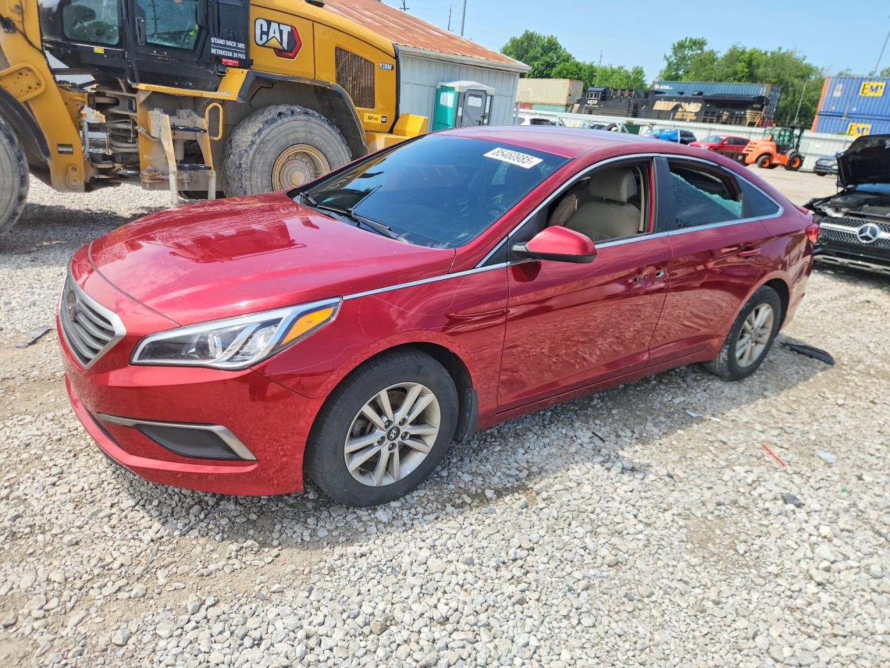 2016 Hyundai Sonata SE, VIN 5NPE24AF3GH309789 — Vandalism