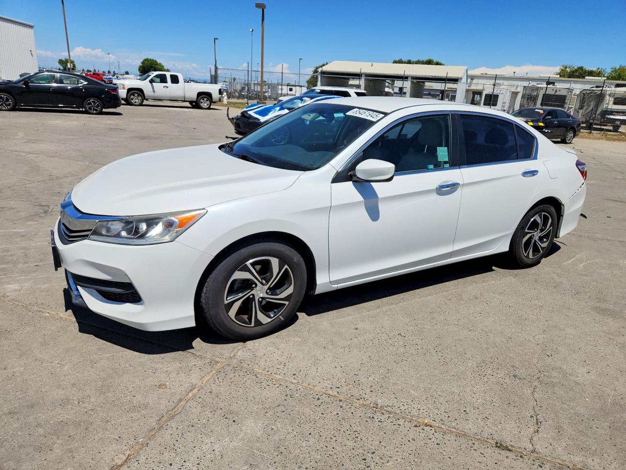 2017 Honda Accord LX, VIN 1HGCR2F33HA047644 — Rear end