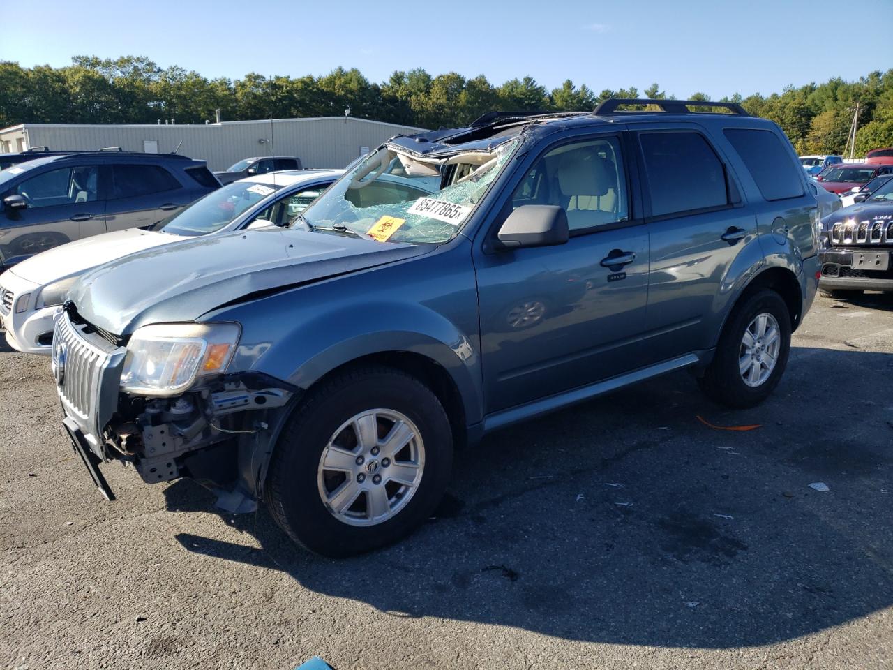 2010 Mercury Mariner, VIN 4M2CN9BG7AKJ04241 — Roof