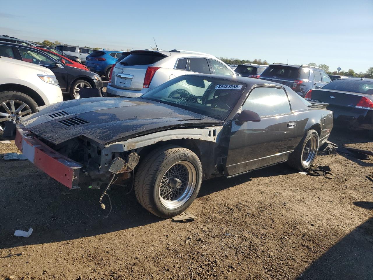 1987 Pontiac Firebird, VIN 1G2FW2189HN248288 — Front end