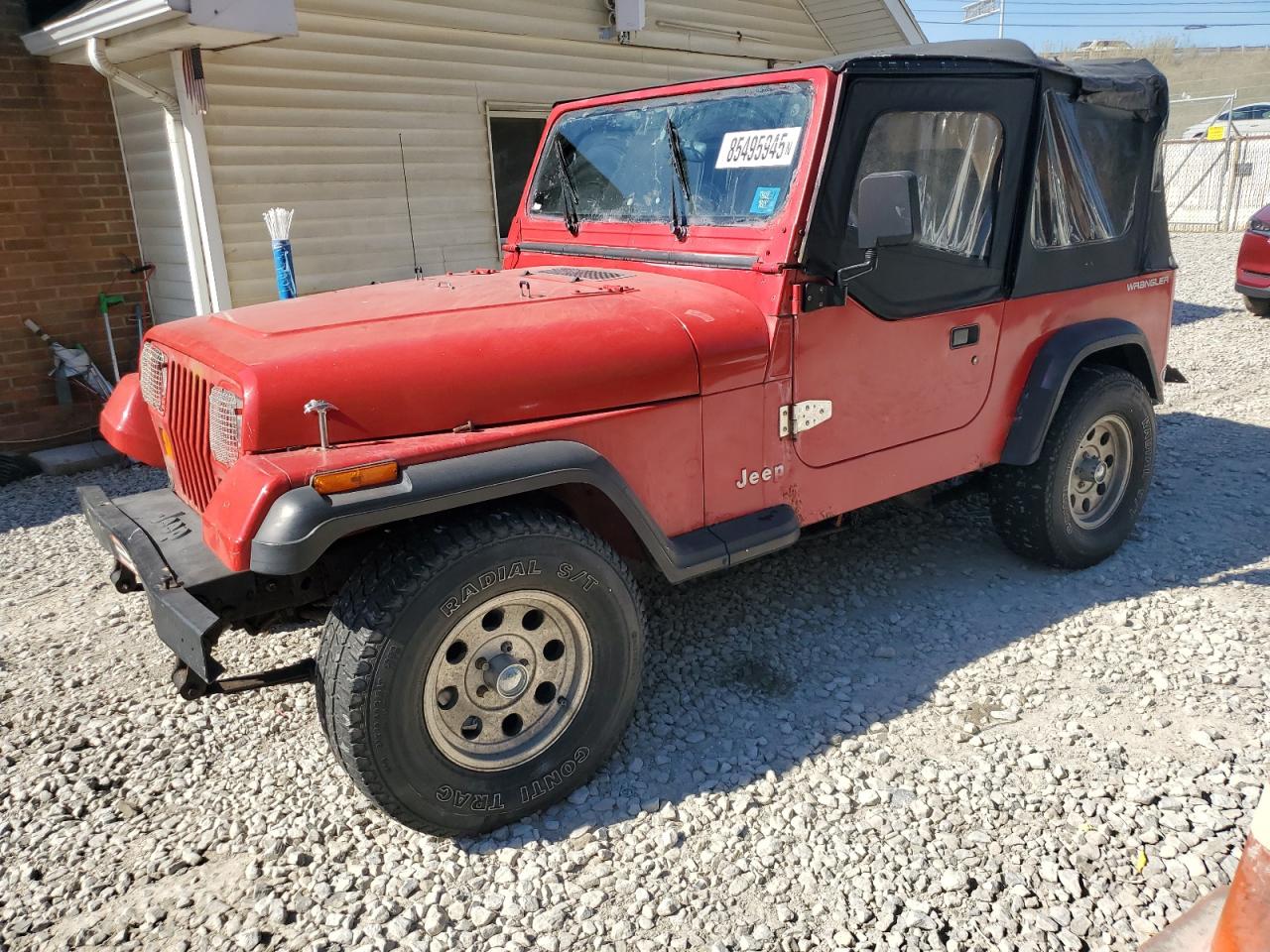 1994 Jeep Wrangler S, VIN 1J4FY19P8RP471935 — Normal wear