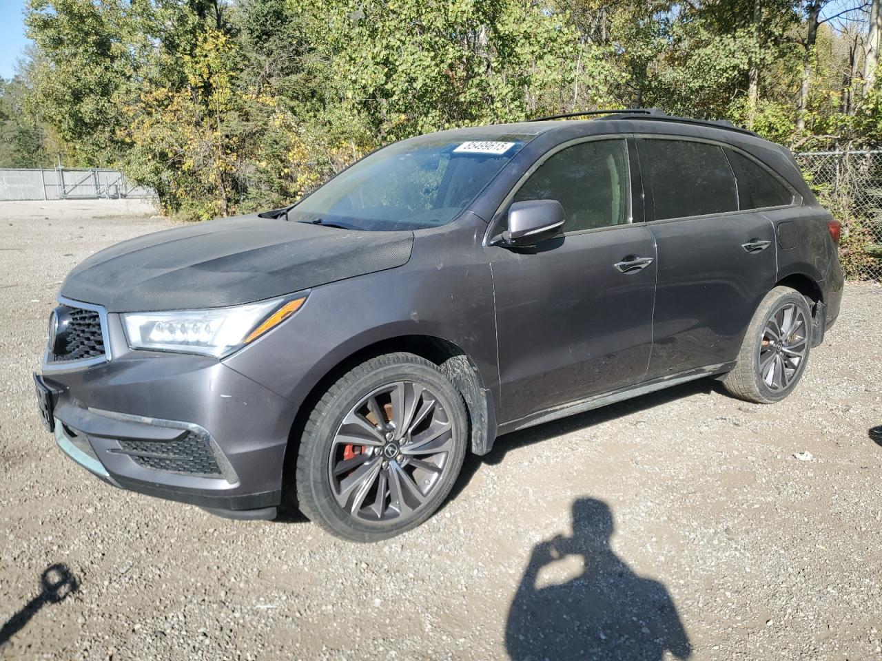 2019 Acura MDX Technology, VIN 5J8YD4H4XKL802483 — Vandalism