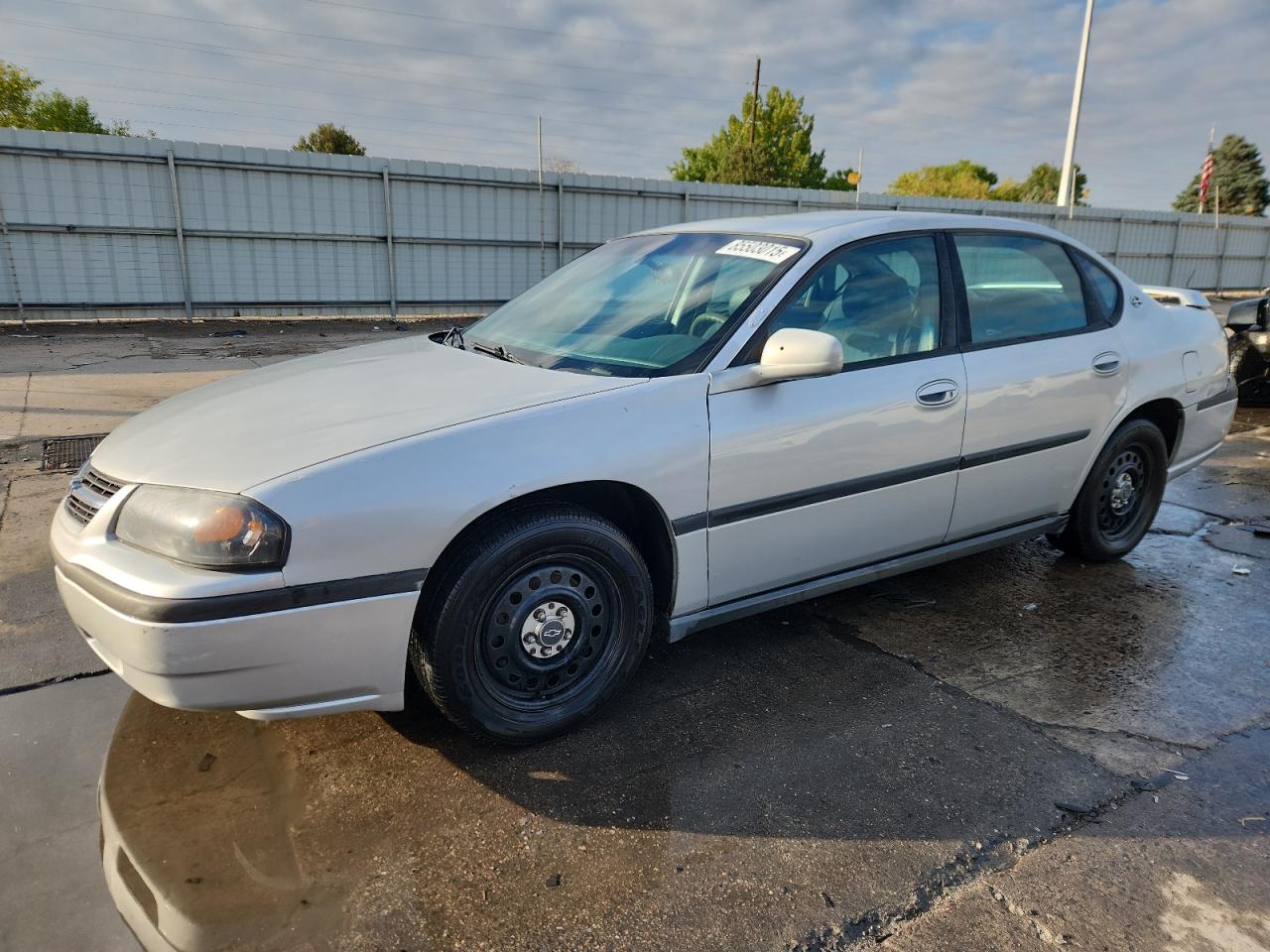 2003 Chevrolet Impala Police 9C3, VIN 2G1WF55K339310663 — Rear end