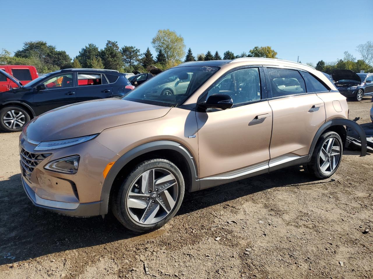2020 Hyundai NEXO Limited, VIN KM8J84A66LU008510 — Зад