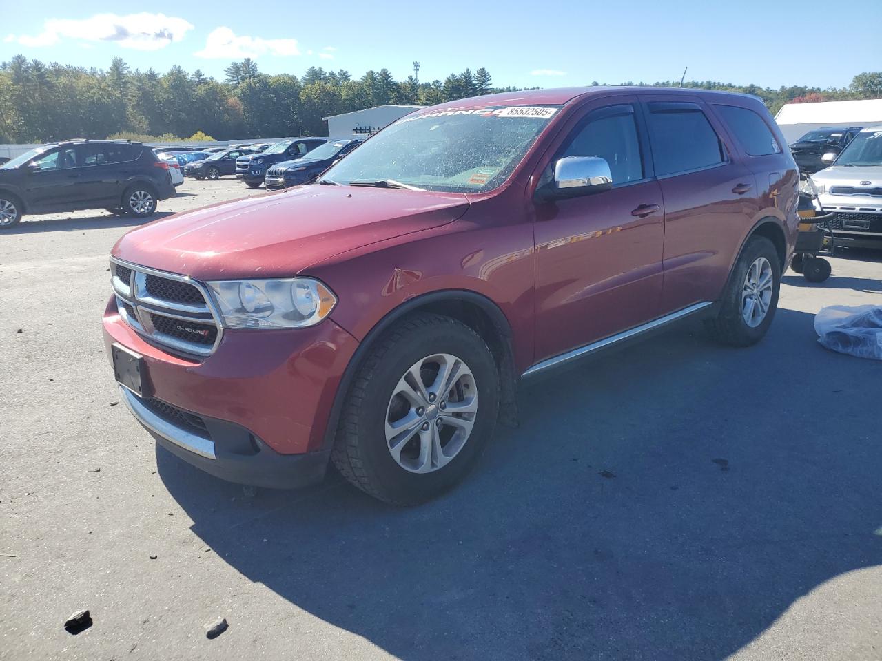 2013 Dodge Durango SXT, VIN 1C4RDJAG5DC674436 — Rear end