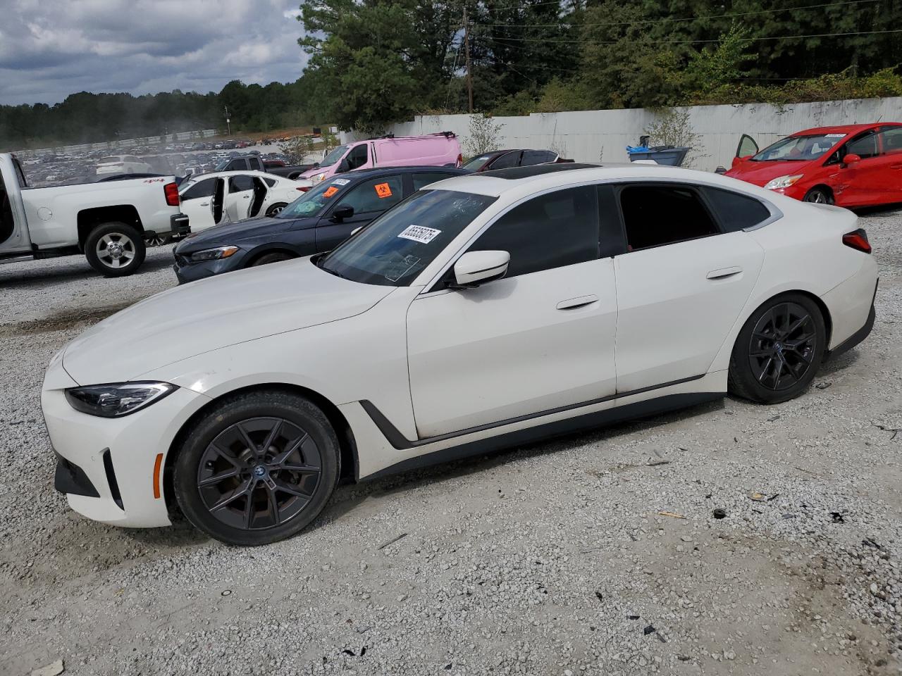 2024 BMW i4 eDrive35, VIN WBY43AW0XRFR52034 — Auction photo