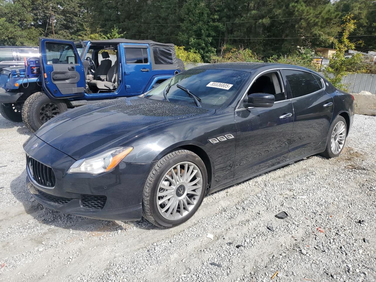 2014 Maserati Quattroporte S Q4, VIN ZAM56RRA8E1113857 — Minor dents and scratches