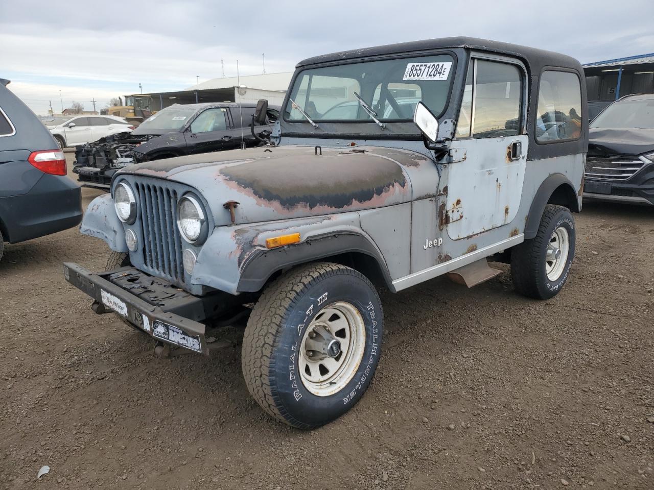 1982 Jeep CJ7, VIN 1JCCN87E0CT050686 — Обычный износ