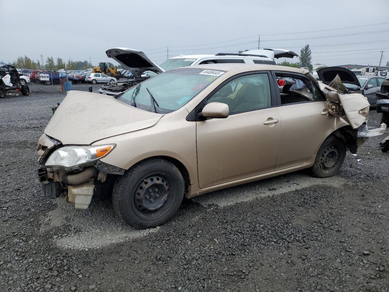 2011 Toyota Corolla LE, VIN JTDBU4EE7B9140618 — Rear end