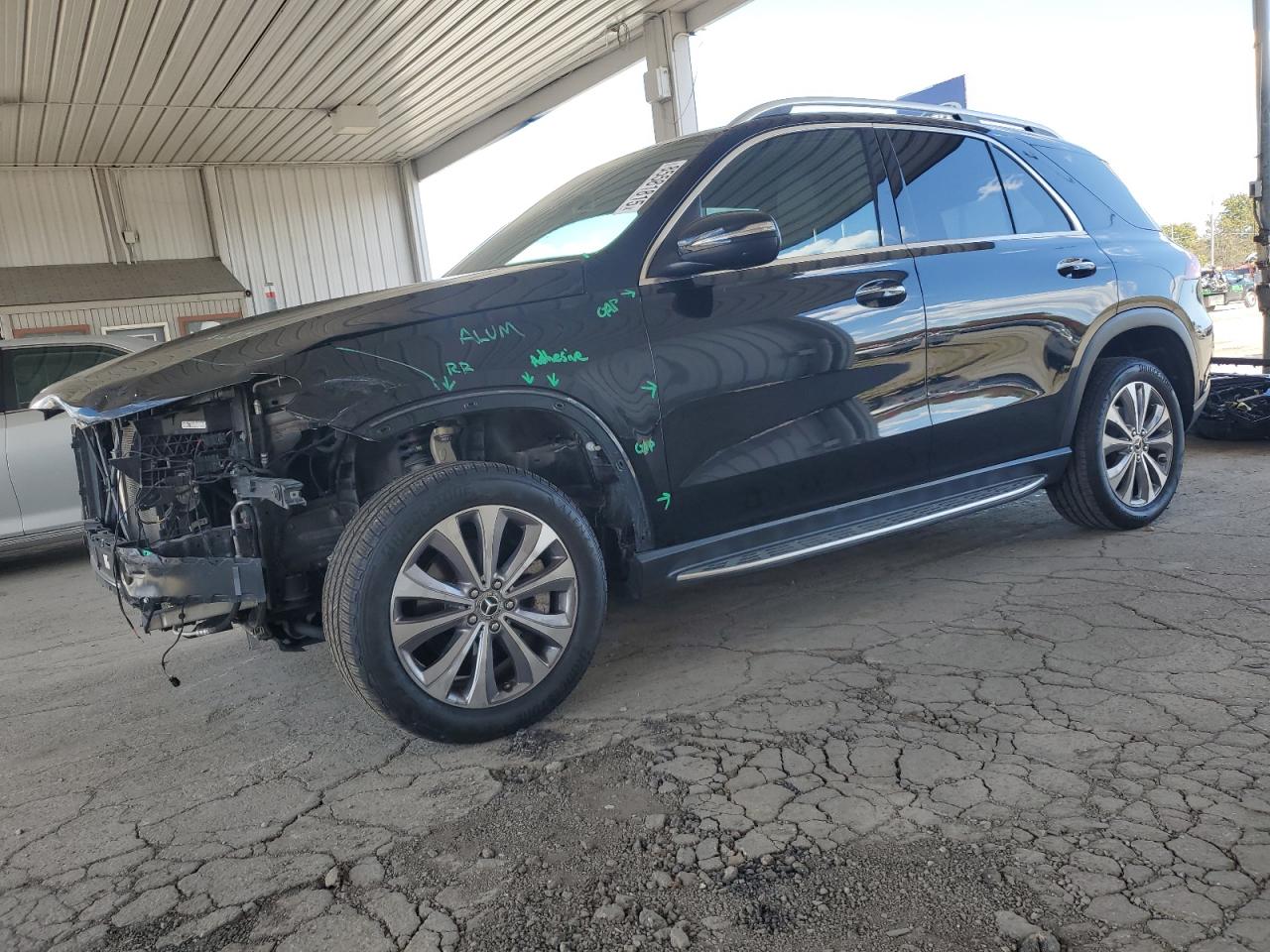 2020 Mercedes-Benz GLE 350, VIN 4JGFB4KE7LA040641 — Frame damage