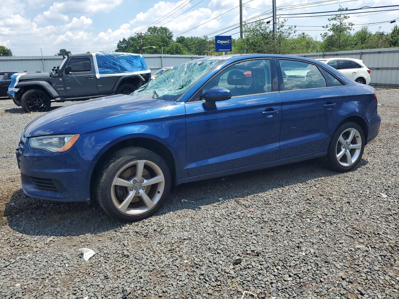 2015 Audi A3 Premium, VIN WAUACGFFXF1015055 — Vandalism