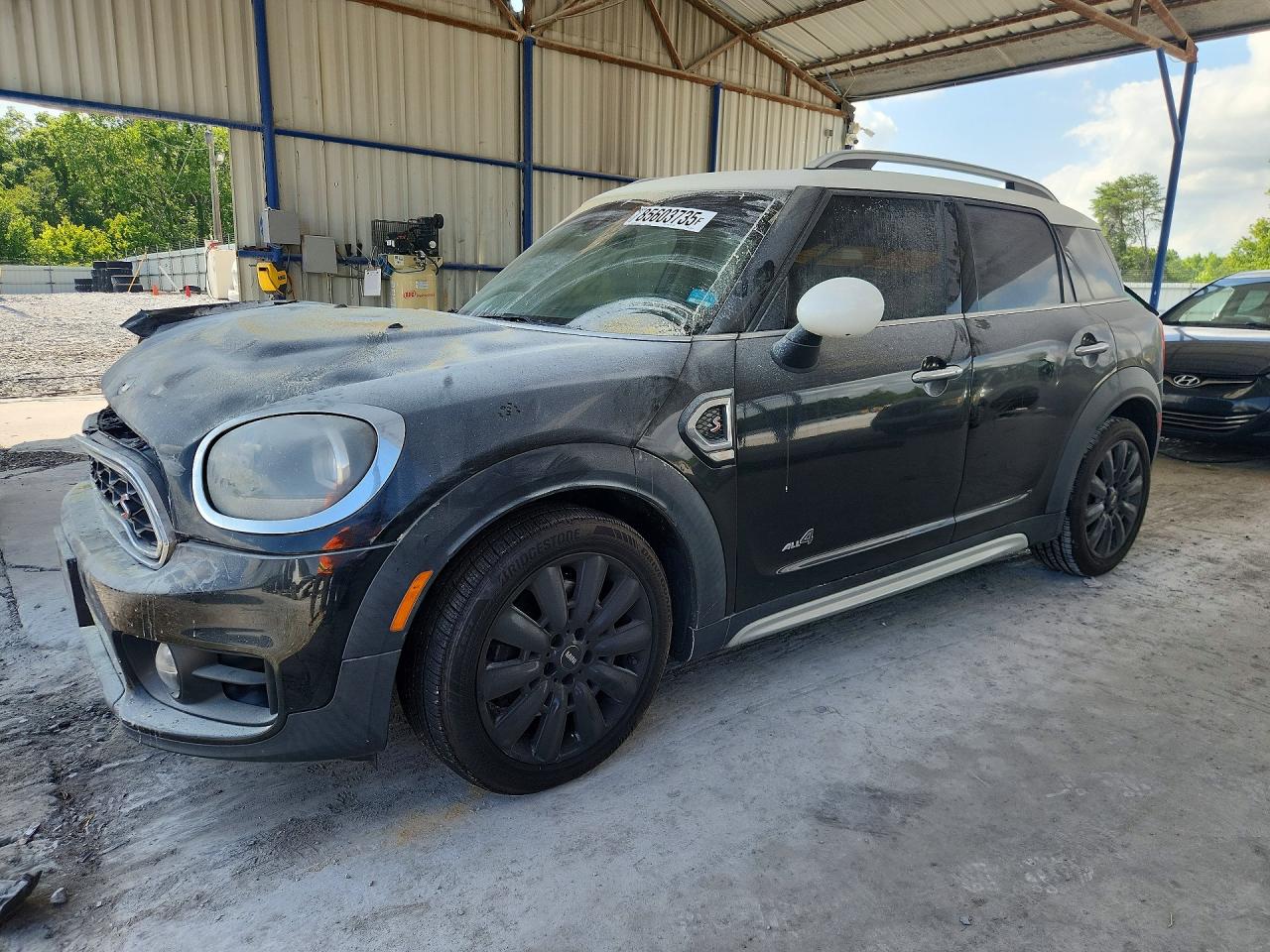 2019 MINI Countryman Cooper S, VIN WMZYT5C55K3G90198 — Пожар