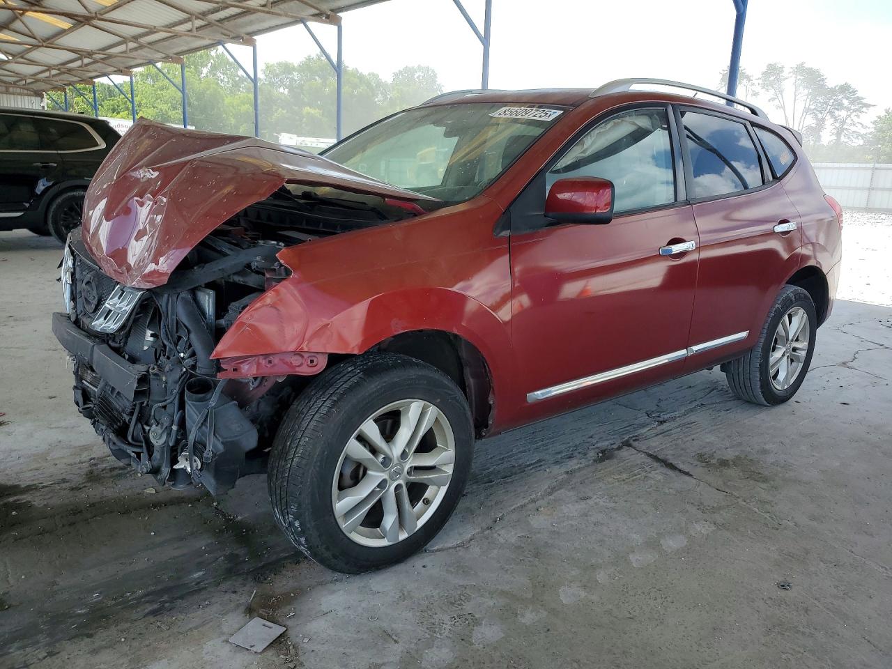 2012 Nissan Rogue SV, VIN JN8AS5MT3CW282723 — Front end