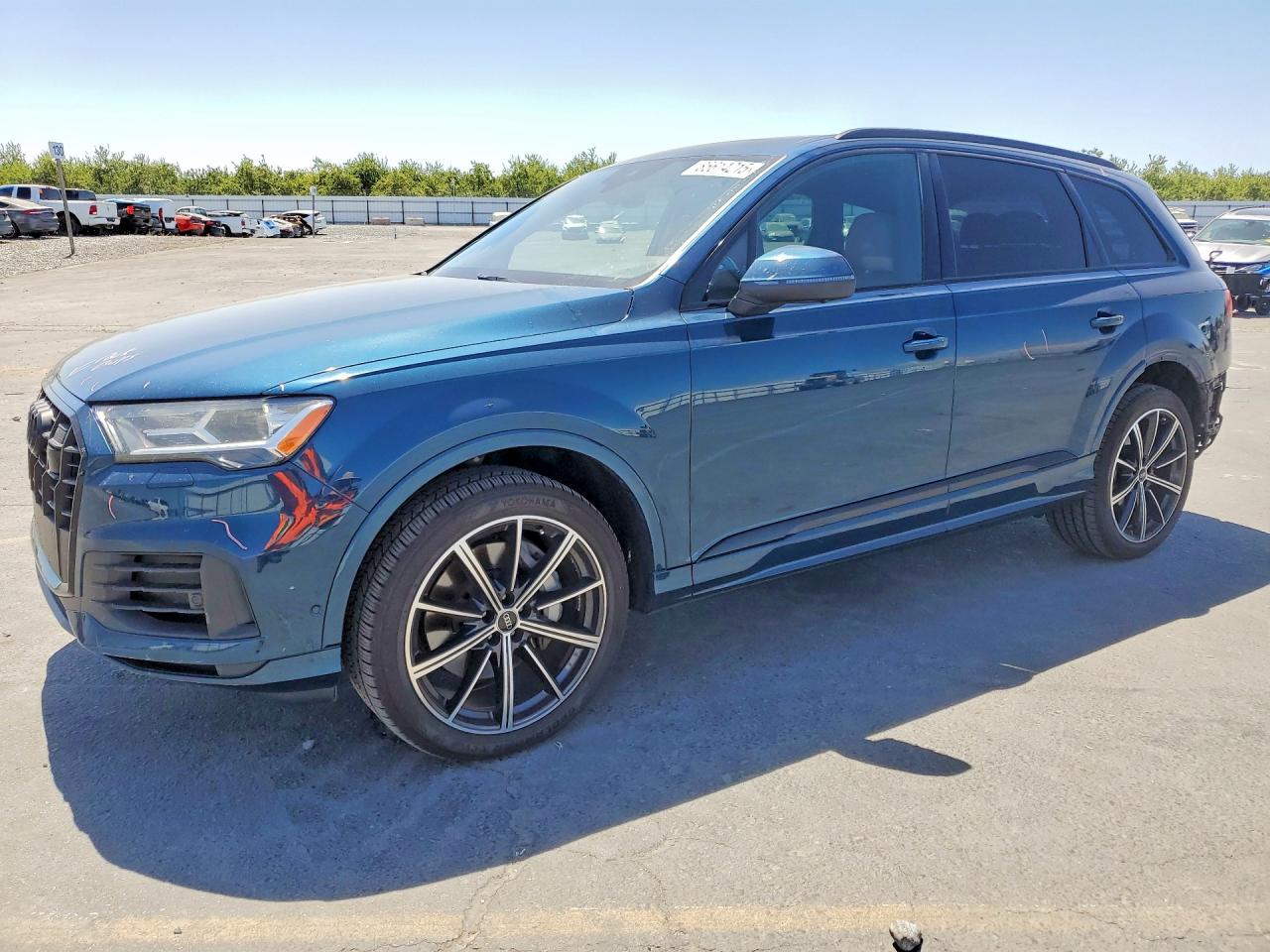 2022 Audi Q7 Premium Plus, VIN WA1LXBF78ND003408 — Rear end