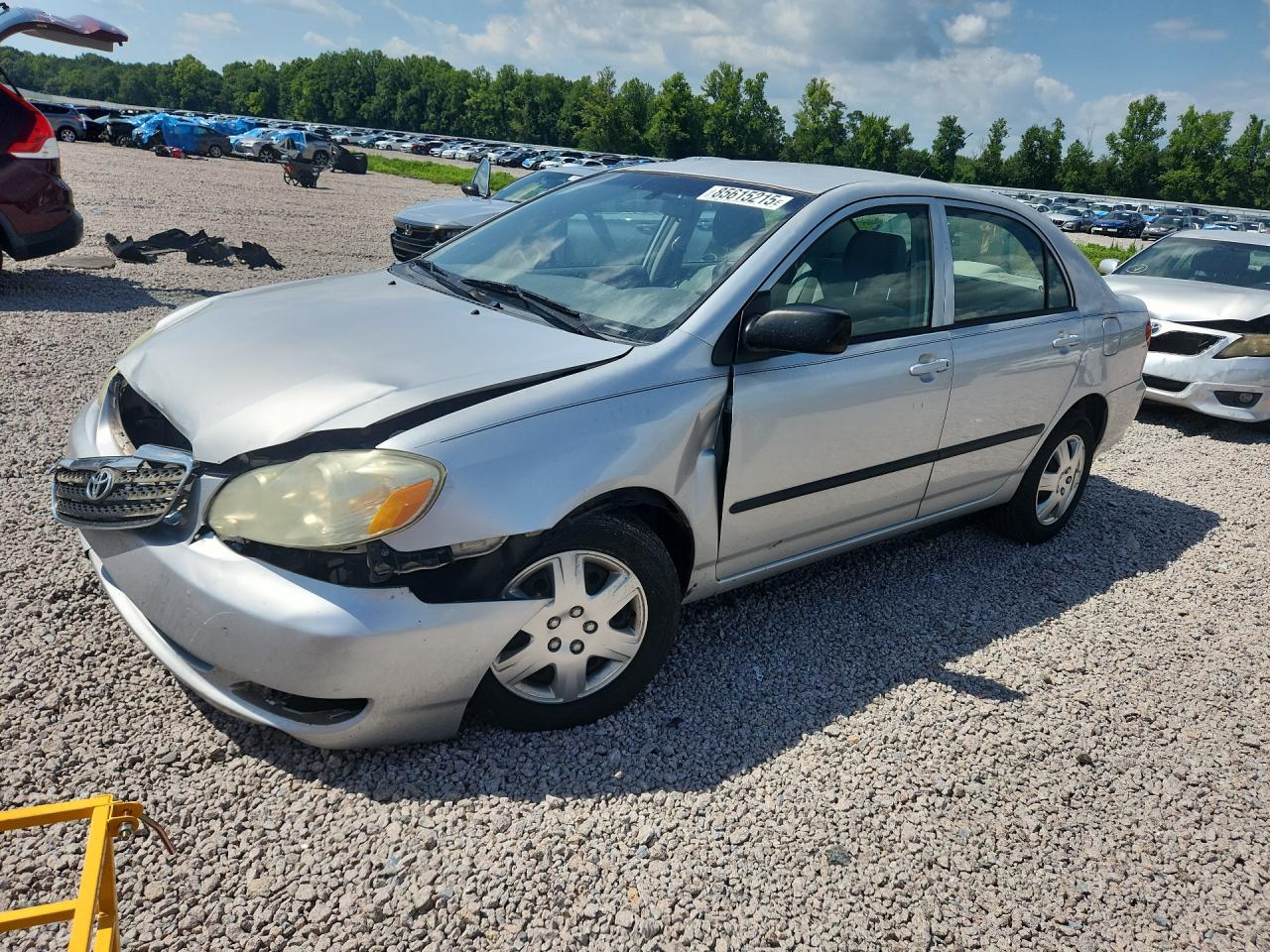 2007 Toyota Corolla CE, VIN JTDBR32E070130086 — Front end