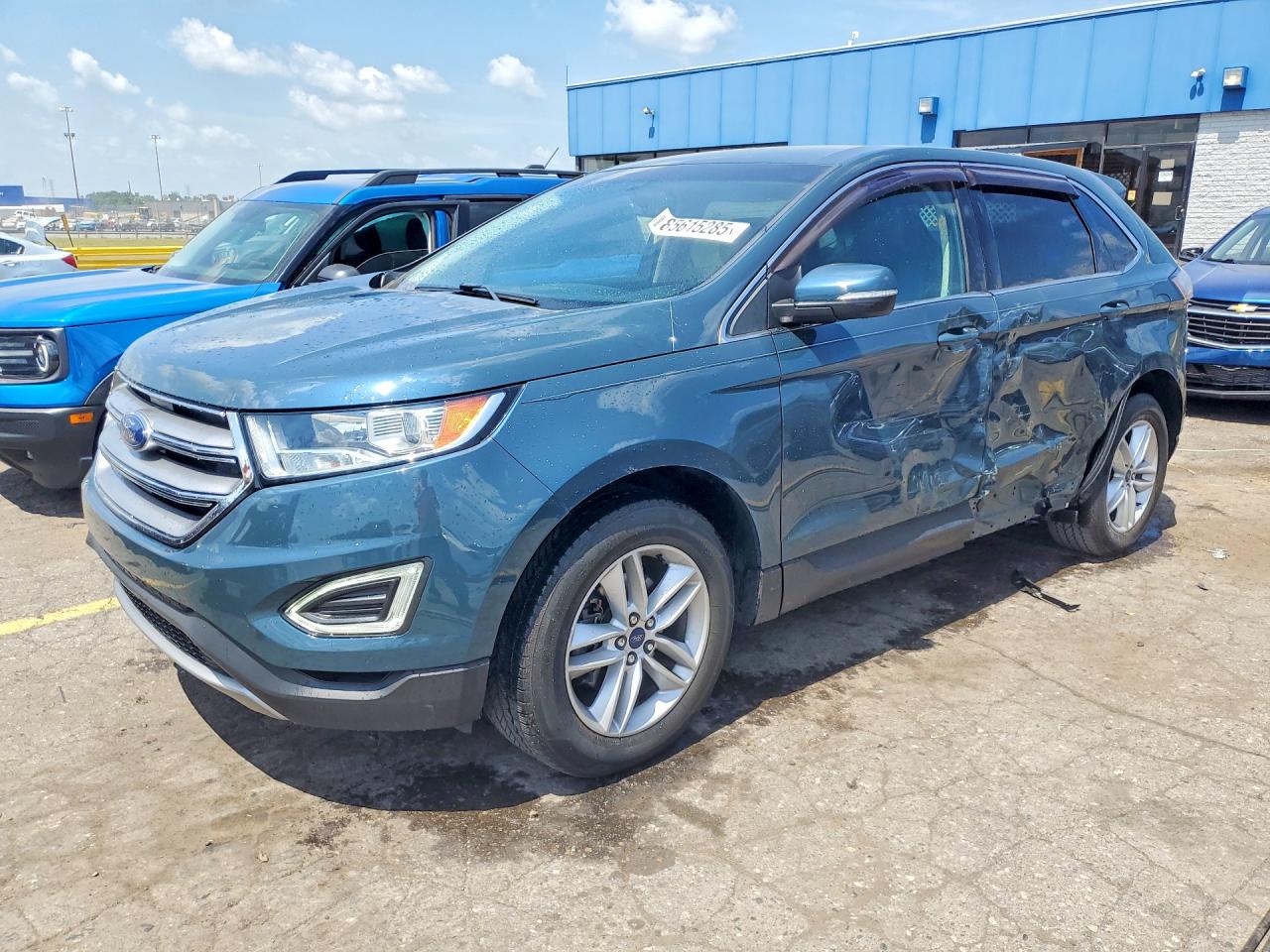 2016 Ford Edge SEL, VIN 2FMPK3J96GBB10417 — Side