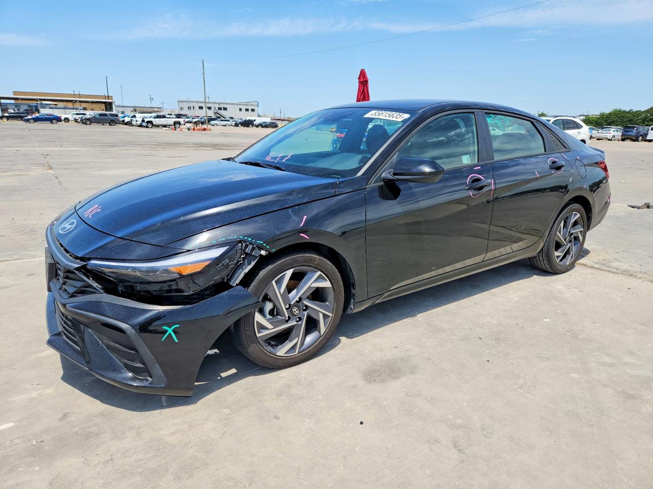 2025 Hyundai Elantra SEL Sport, VIN KMHLM4DG0SU881855 — Water / flood