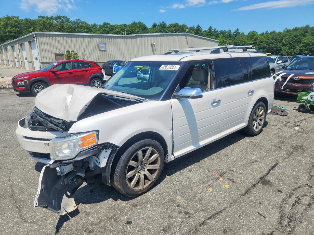 2010 Ford Flex Limited, VIN 2FMGK5DC2ABD00581 — Перед