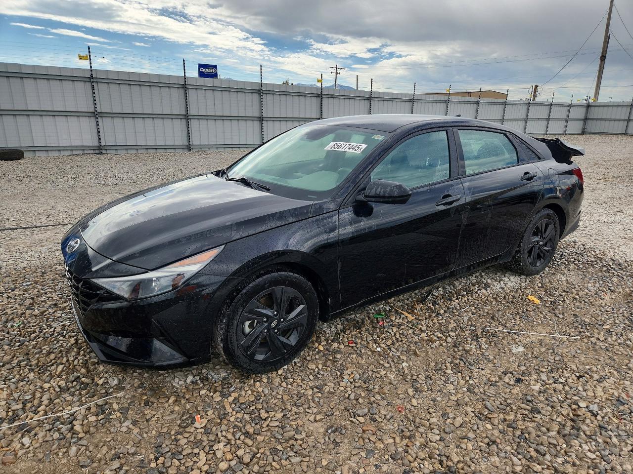 2021 Hyundai Elantra SEL, VIN KMHLS4AG3MU103160 — Rear end