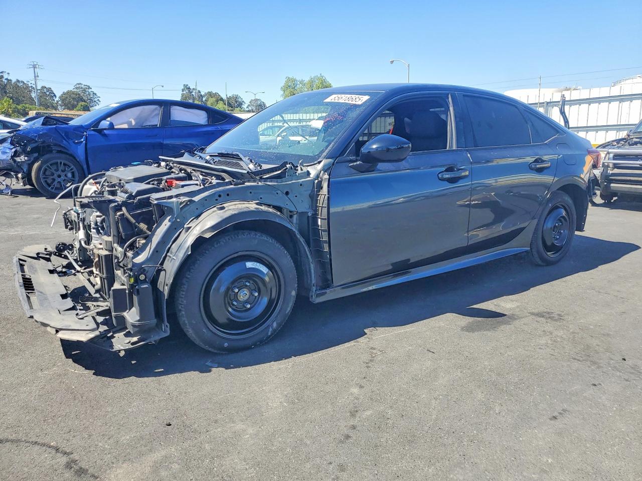 2025 Honda Civic Sport, VIN 2HGFE2F55SH529437 — Vandalism