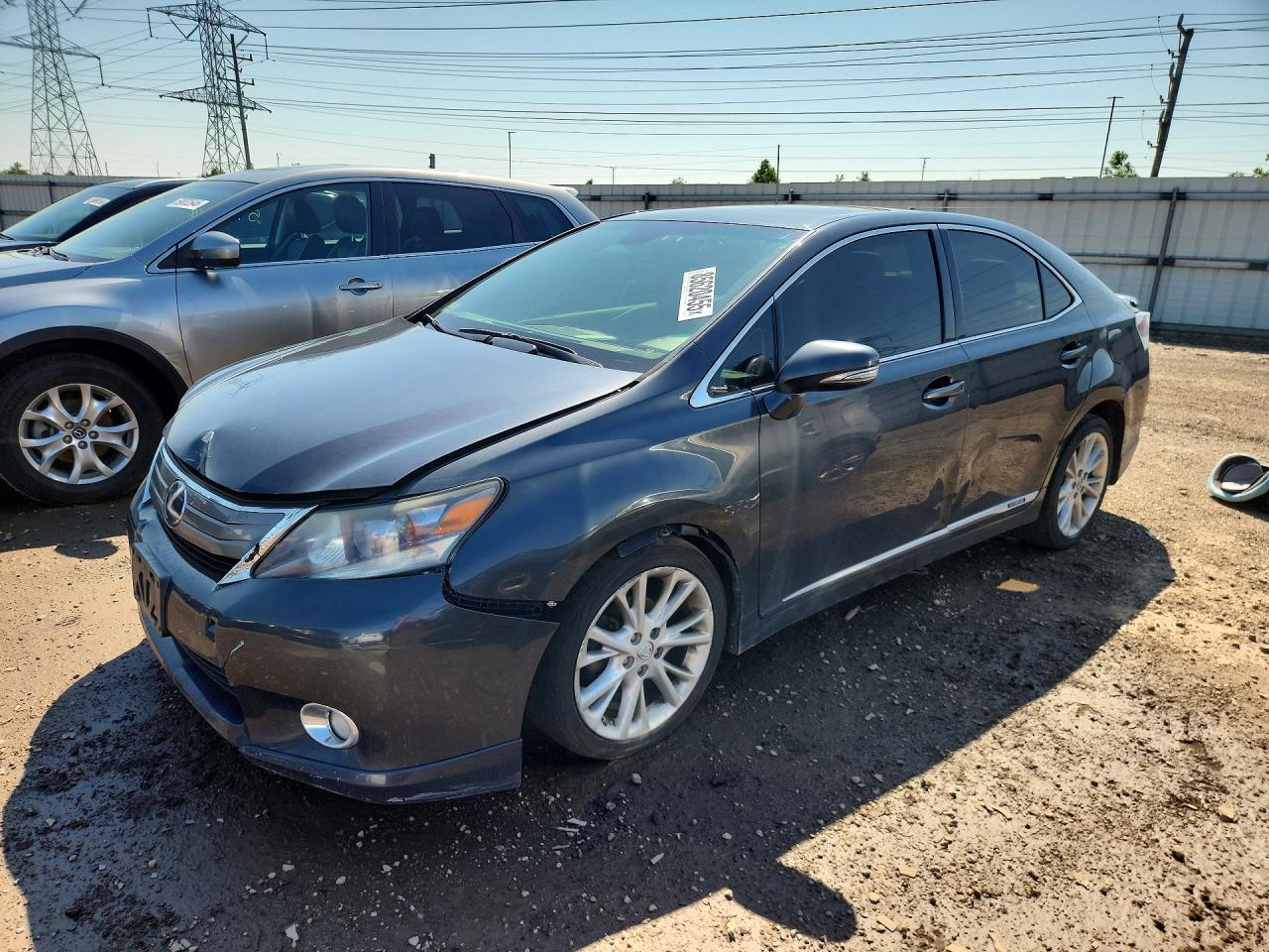 2010 Lexus HS 250h Premium, VIN JTHBB1BA3A2013134 — Front end
