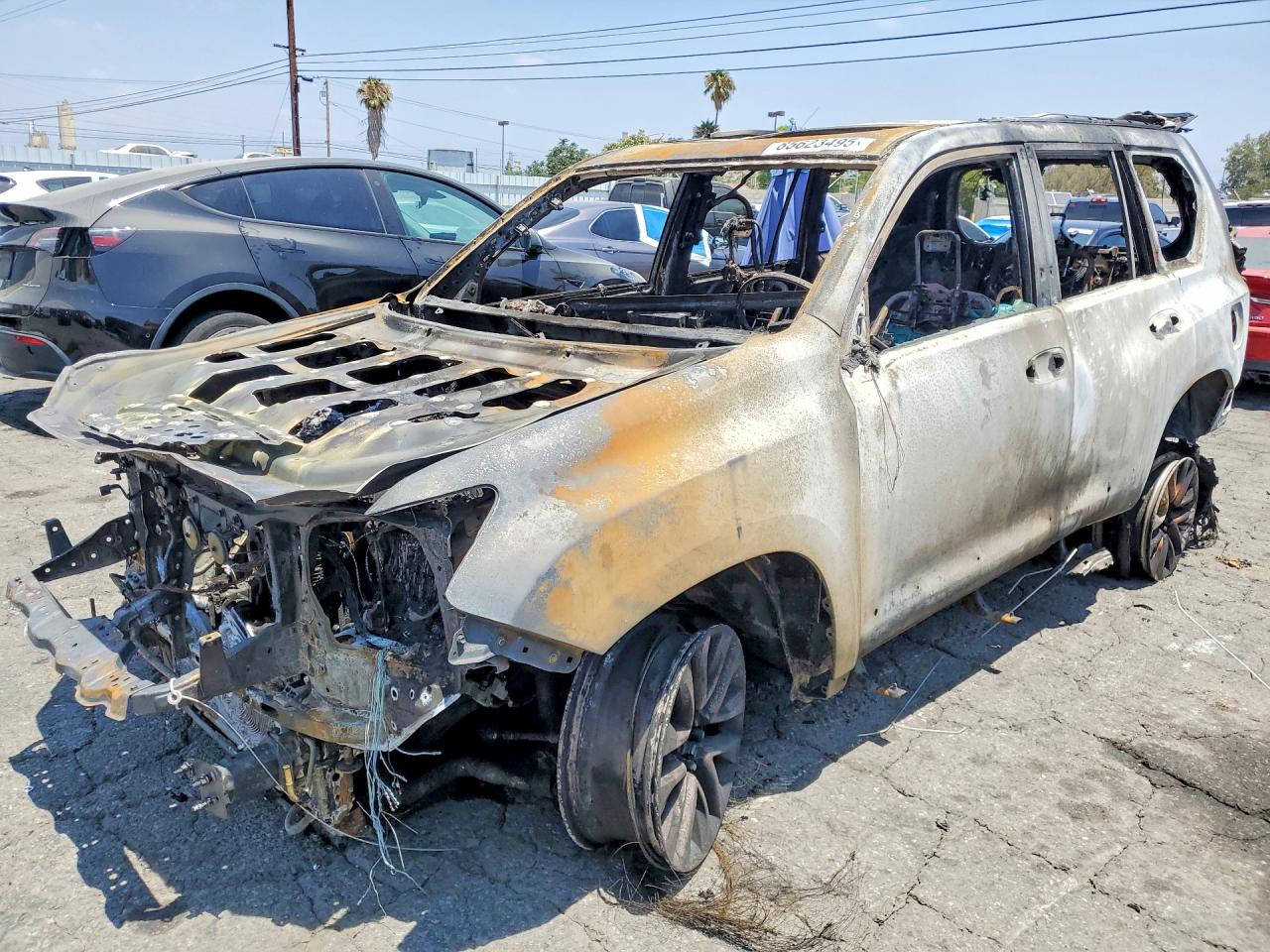 2014 Lexus GX 460, VIN JTJBM7FX7E5067373 — Burn