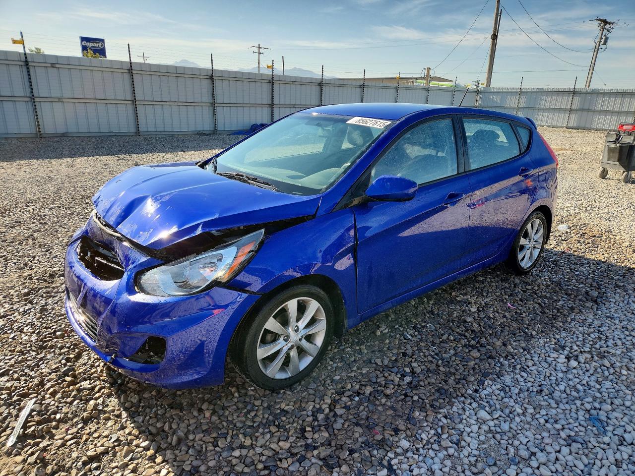 2012 Hyundai Accent SE, VIN KMHCU5AE1CU045305 — Front end