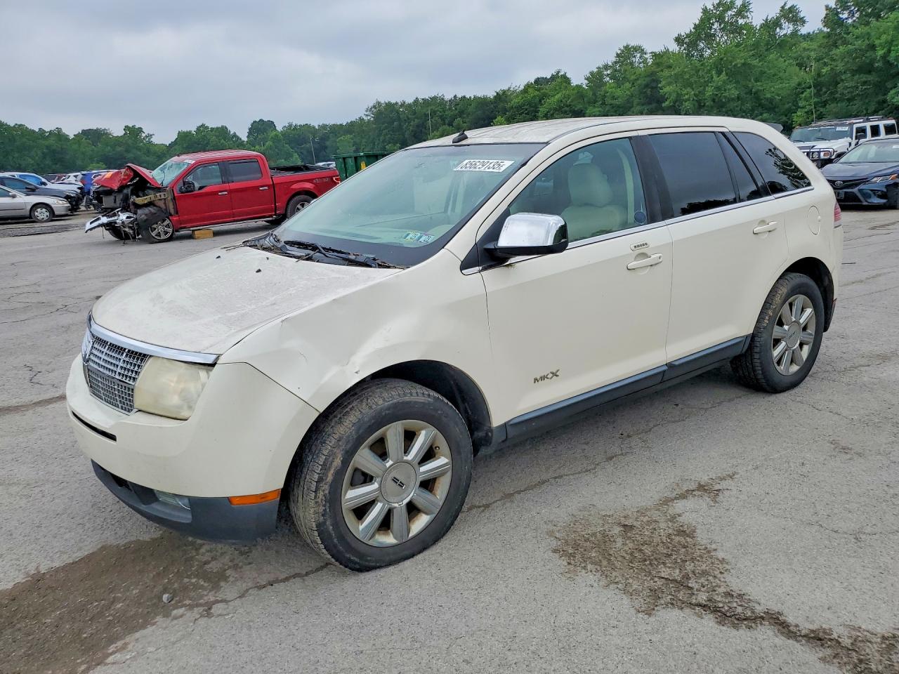 2007 Lincoln MKX, VIN 2LMDU68C77BJ36125 — Крыша