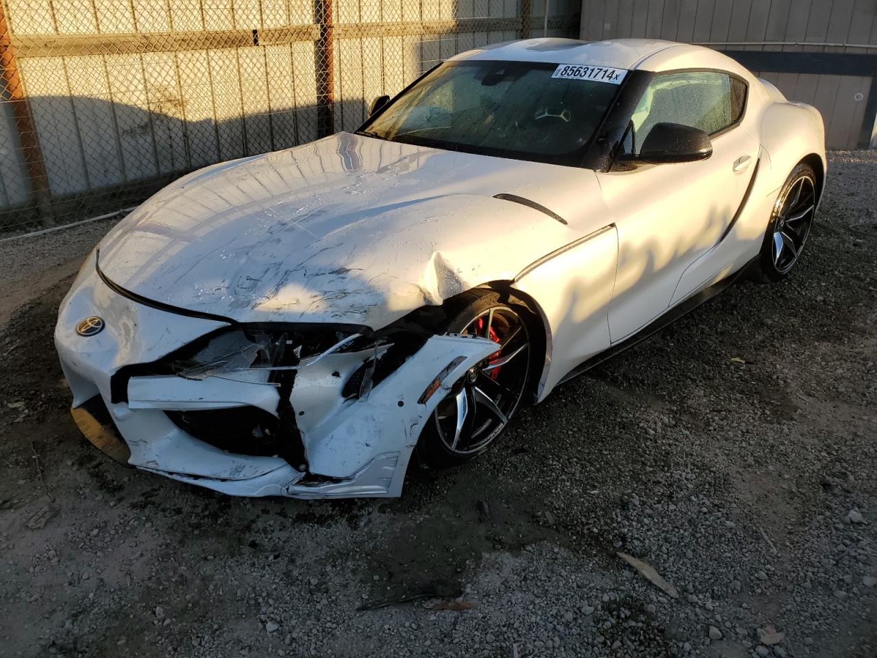 2020 Toyota Supra Premium, VIN WZ1DB4C01LW024132 — Front end